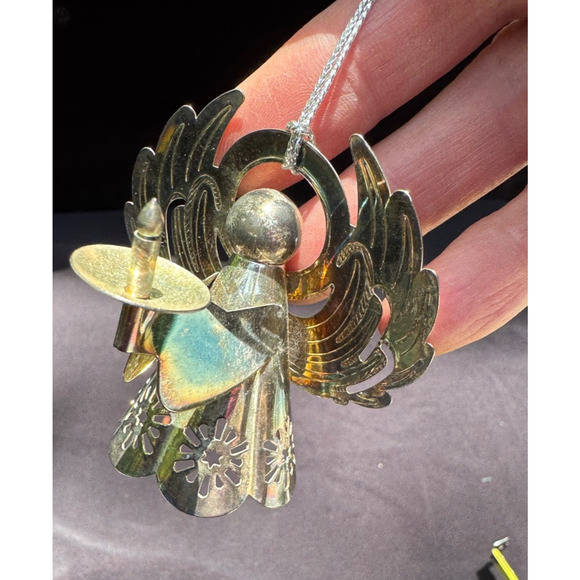 Godinger Silver Art Angel Christmas Ornament Musical Angel -OR3 - Picture 9 of 10